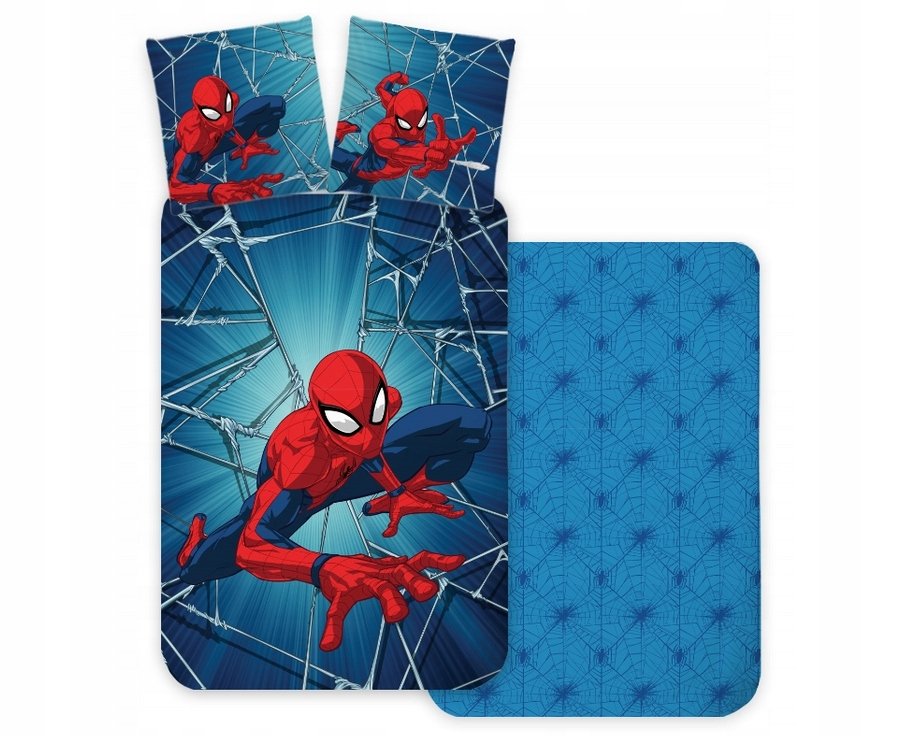 Spiderman Spajderman Pościel Bawełniana 140x200 Do Sypialni Dziecka