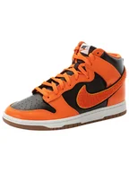Trampki męskie - Nike Skórzane sneakersy "Nike Dunk High" w kolorze czarno-pomarańczowym - miniaturka - grafika 1