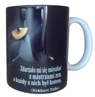Kubek Mistrz Zen Eckhart Tolle Koty - Kubki - miniaturka - grafika 1