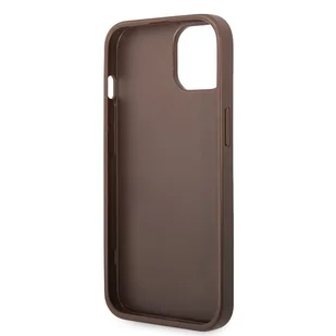 Guess GUHCP15S4GMGBR iPhone 15 6.1" brązowy/brown hardcase 4G Big Metal Logo - Etui i futerały do telefonów - miniaturka - grafika 7