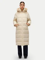 Płaszcze damskie - Vero Moda Płaszcz zimowy Elanor 10332382 Beżowy Regular Fit - miniaturka - grafika 1