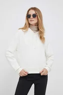 Bluzy damskie - Pepe Jeans bluza Nanette damska kolor beżowy z kapturem z aplikacją - miniaturka - grafika 1