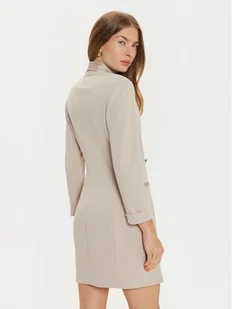 Imperial Sukienka koktajlowa AFAXIAW Beżowy Slim Fit - Sukienki - miniaturka - grafika 1