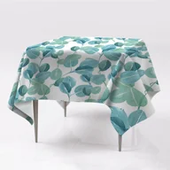 Obrusy i serwetki - Prostokątny kolorowe obrusy gładkie Eukaliptus eco, Fabricsy, 150x150 cm - miniaturka - grafika 1