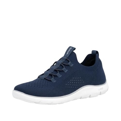 Rieker Damskie kapcie D3G00, niebieskie, 44 EU