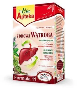 Malwa FITO APTEKA ZDROWA WĄTROBA 20X2G - Herbata - miniaturka - grafika 2