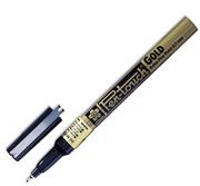 Markery permanentne - Marker permanentny, Sakura Pen-Touch Extra, Fine, gold, 0,7 mm - miniaturka - grafika 1