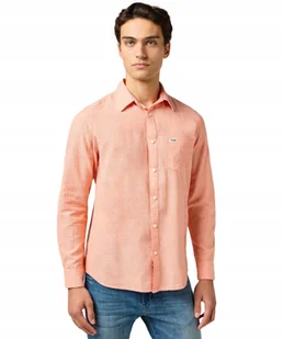 Koszula Wrangler 1 PKT SHIRT 112362752 Flamingo L - Koszule męskie - miniaturka - grafika 1