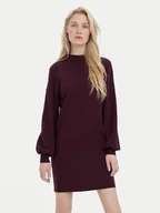 Sukienki - Vero Moda Sukienka dzianinowa Nancy 10249116 Fioletowy Loose Fit - miniaturka - grafika 1