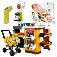 Zabawy w naśladowanie dorosłych - Duży Sklep Supermarket Cukiernia Kawiarenka Dla Dzieci Xxl + Wózek Produkty Z2007 - miniaturka - grafika 1
