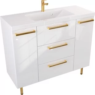 Szafka Umywalkowa Stojąca w stylu Loft ATHOS 100 cm D UZ - Szafki łazienkowe - miniaturka - grafika 1