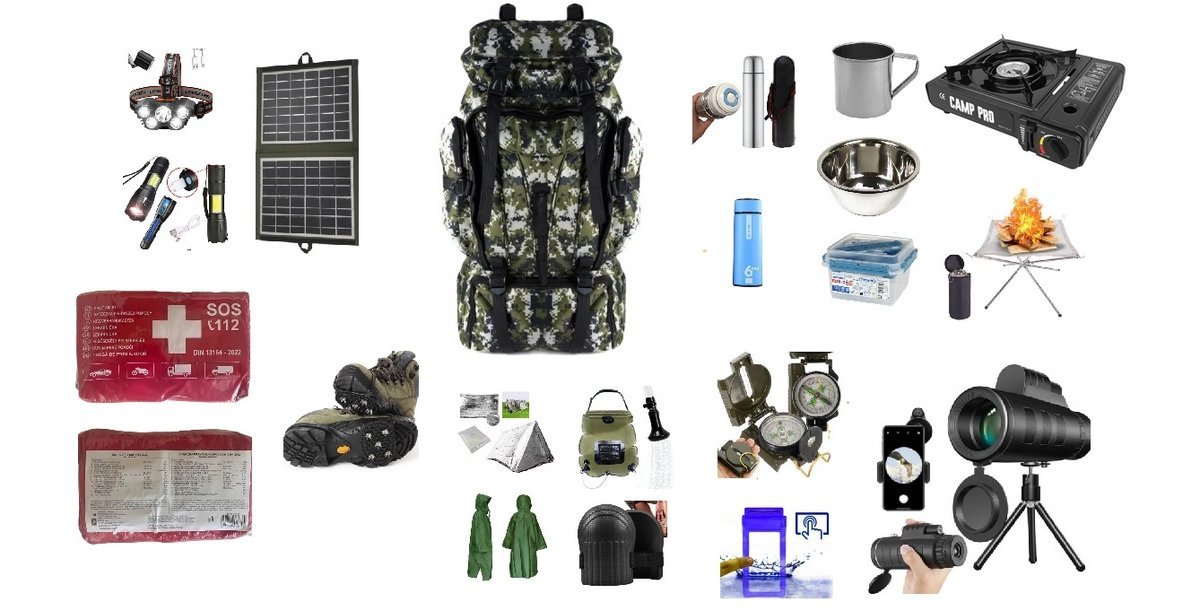 Plecak Ewakuacyjny 70L – Kompletny Zestaw Survivalowy