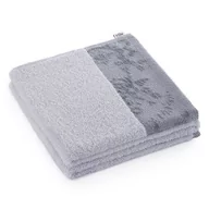Ręczniki - Ręcznik bawełniany jasnoszary 70 x 140 cm CREA AmeliaHome - miniaturka - grafika 1