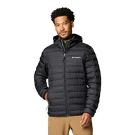Kurtki męskie - Męska kurtka puchowa Columbia Lake 22 II Down Hooded Jacket black - S - miniaturka - grafika 1