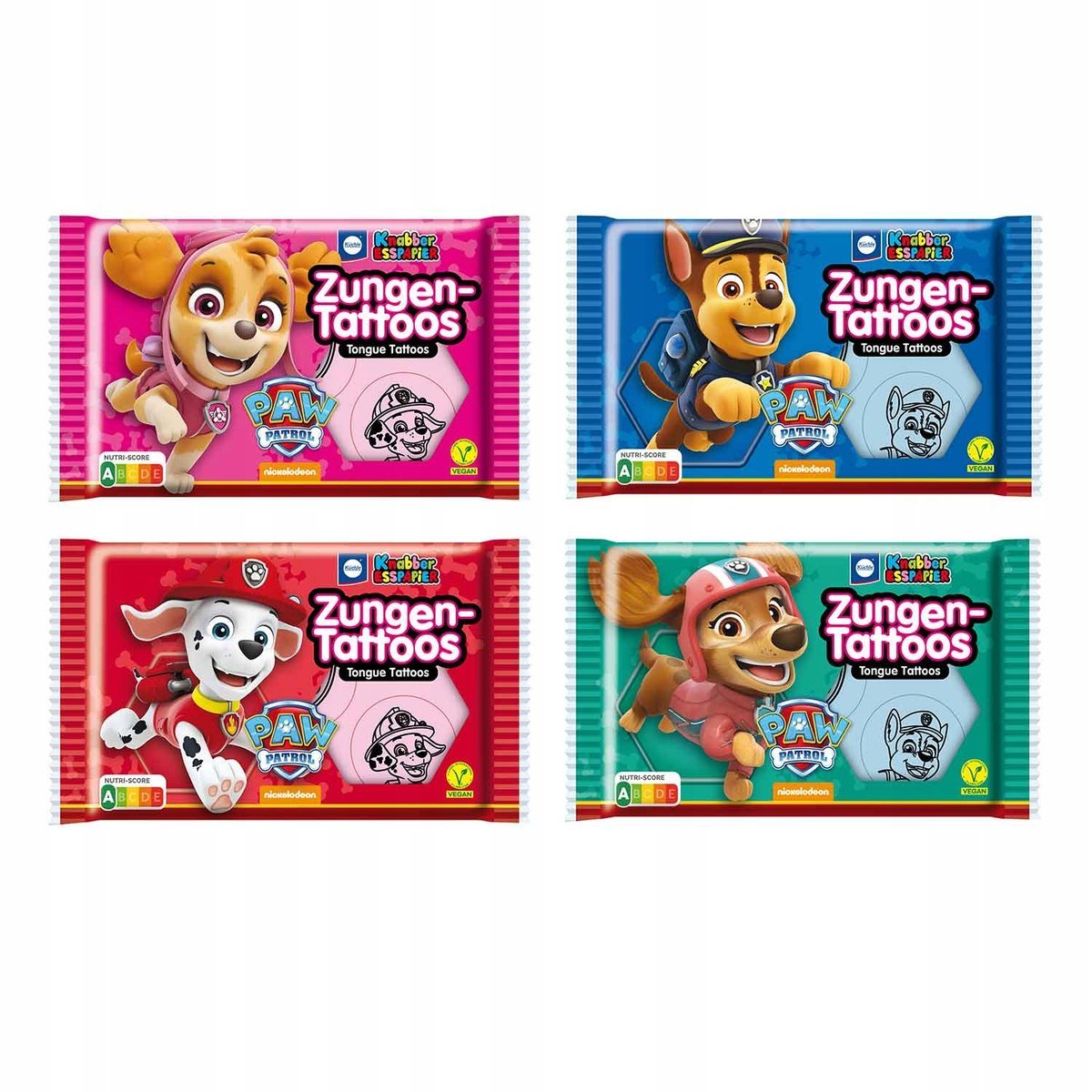 Papier Jadalny Tatuaż na Język Psi Patrol 1szt x 11g Kuchle 11 g