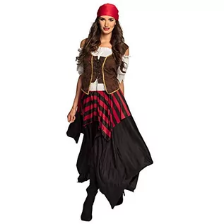 Sukienki - Boland 84560 – kostium piratki Tornado, sukienka, gorset, chusta na głowę, dla pań, piracków, kostium na karnawał, imprezę tematyczną - grafika 1