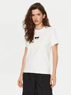 Koszulki i topy damskie - KARL LAGERFELD T-Shirt A1W17021 Biały Regular Fit - miniaturka - grafika 1