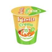 Masło i margaryna - Kasia Crema Mieszanka maślanki i tłuszczu roślinnego do gotowania 15 % 200 ml - miniaturka - grafika 1