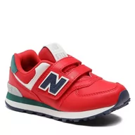 Sneakersy damskie - Sneakersy New Balance PV574CU Czerwony - miniaturka - grafika 1