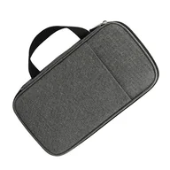 Pasmanteria - Torba, etui, organizer na szydełka, druty i akcesoria dziewiarskie, szary - miniaturka - grafika 1