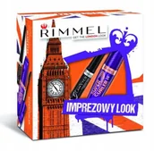 Zestawy kosmetyków męskich - Rimmel Zestaw Glam Eyes Tusz do kresek + Super Curler 24h Tusz do rzęs - miniaturka - grafika 1