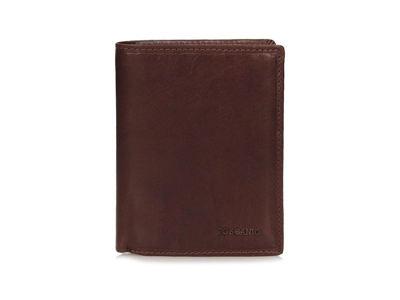 Klasyczny gładki portfel T291