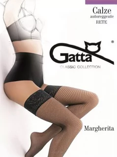 Pończochy - Pończochy samonośne Gatta Margherita kabaretki - grafika 1