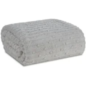 Koce - Koc EUROFIRANY D91 Lisa 150 x 200 cm Srebrny - miniaturka - grafika 1