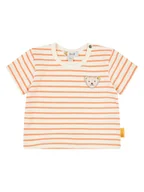 Kaftaniki dla niemowląt - Steiff Koszulka w kolorze kremowo-pomarańczowym - miniaturka - grafika 1