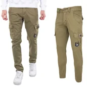 Odzież taktyczna i umundurowanie - Spodnie Alpha Industries Petrol Patch 178207 11 - Oliwkowe 32 - miniaturka - grafika 1