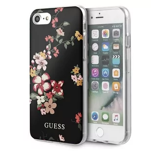 Guess Flower Shiny Collection N4 Etui iPhone SE 2020 8 7 Black 10_17809 - Etui i futerały do telefonów - miniaturka - grafika 2