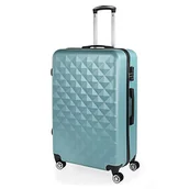 Walizki - ITACA - Zestaw Walizki 4 Koła. Zestaw walizek podróżnych. Duży, Średnia walizka i walizka kabina. Gra Walizki podróżne. Wytrzymały i lekki ABS z zamkiem TSA 771700, Jasnoniebieski, 77 cm, CLASIC - miniaturka - grafika 1