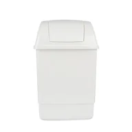 Kosze na śmieci - Kosz na śmieci klip 12 l biały - miniaturka - grafika 1