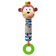Gryzaki dla dzieci - B.O.619 Piszczek z gryzakiem MONKEY GEORGE - miniaturka - grafika 1