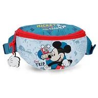 Plecaki - Disney Mickey Road Trip Mały pasek na biodro Niebieski 27x11x6,5 cm Poliester, niebieski, Riñonera Pequeña, Mała stanika - miniaturka - grafika 1