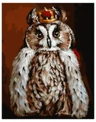 Malowanie po numerach - Malowanie po numerach - Sowa królewska 40x50cm - Twoje Hobby - miniaturka - grafika 1