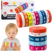 Zabawki interaktywne dla dzieci - Edukacyjny Walec Matematyczny Dla Dzieci Układanka Nuka Liczenia - miniaturka - grafika 1