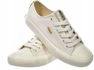 Trampki damskie - Damskie trampki Big Star tenisówki RR274768 beżowy 40 - miniaturka - grafika 1