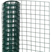 Ogrodzenia - Outsideliving Nature Siatka druciana, kwadratowe oczka, zielona, 0,5x2,5 m, 6050260 - miniaturka - grafika 1