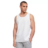 Koszulki męskie - Build Your Brand Męski Basic Tank T-Shirt, Basic męski tank top z bawełny na lato, dostępny w wielu kolorach, rozmiary XS-5XL, biały, XXL - miniaturka - grafika 1