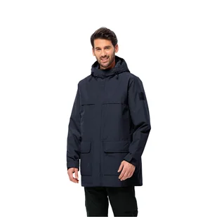 Męska parka Jack Wolfskin WINTERLAGER PARKA M night blue - S - Kurtki męskie - miniaturka - grafika 1