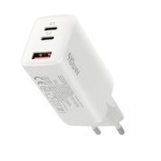 Ładowarki do telefonów - EVERACTIVE ŁADOWARKA SIECIOWA GAN SC-650Q Z GNIAZDEM USB QC4+ ORAZ 2X USB-C PD PPS 65W SC-650Q - miniaturka - grafika 1