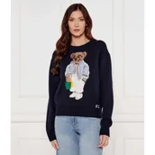 Swetry damskie - POLO RALPH LAUREN Sweter | Relaxed fit - miniaturka - grafika 1