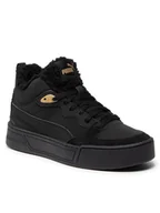 Sneakersy damskie - Puma Sneakersy Skye Demi Teddy Ws 381151 01 Czarny - miniaturka - grafika 1