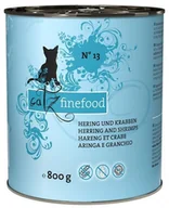 Mokra karma dla kotów - Catz Finefood N.13 Śledź i Kraby puszka 800g - miniaturka - grafika 1