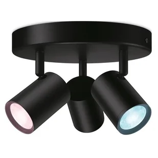 WiZ spot sufitowy LED Imageo 3-pkt. okrągły czarny - Lampy pozostałe - miniaturka - grafika 1