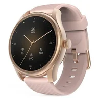 Smartwatch - Hama Fit Watch 5010 Złota koperta z różowym paskiem - miniaturka - grafika 1