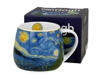 Kubki - Porcelanowy kubek baryłka Van Gogh Starry Night 430 ml - miniaturka - grafika 1