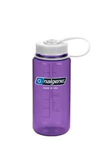 Nalgene, Butelka, WM Purple with Black Loop-Top Closure, fioletowy, 500 ml - Shakery i bidony sportowe - miniaturka - grafika 1