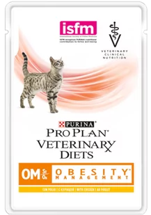 PRO PLAN Veterinary Diets OM St/Ox Obesity Management Karma dla kotów z kurczakiem 12x85g - Mokra karma dla kotów - miniaturka - grafika 1